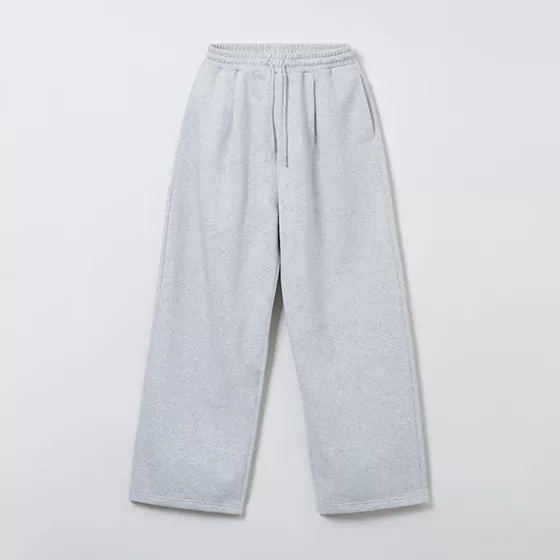 SPAO Pants- Men 1 Tuck Wide Pant SPMTE49C14 Melange Gray