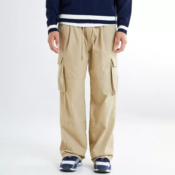 SPAO Pants- Men Cargo Wide Pants SPTCE49C02 Cream