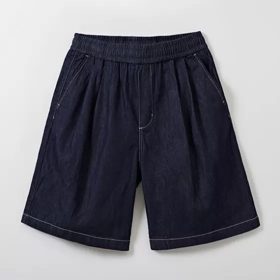 SPAO Denim Pants- Men Denim Shorts SPTNE37C01 Navy