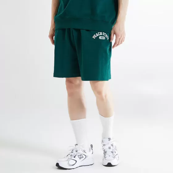 SPAO Pants- Men Knit Shorts SPMTE37C41 Hunter