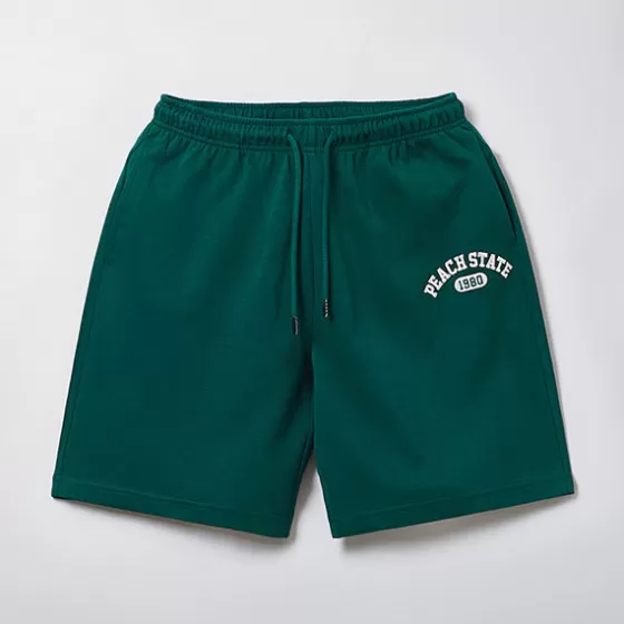 SPAO Pants- Men Knit Shorts SPMTE37C41 Hunter