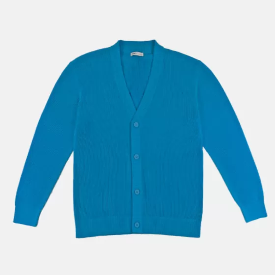 SPAO Cardigans L Sweaters- Men Long Sleeve Cardigan SPLCE38C03 Blue