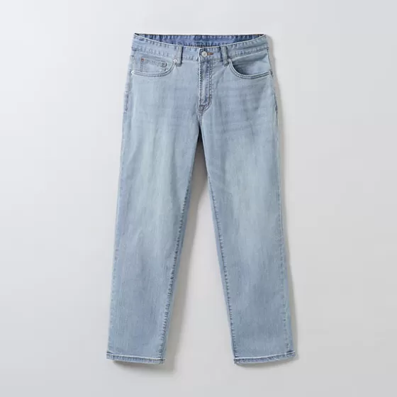 SPAO Pants | Denim Pants- Men Slim Denim SPTJE25C11 Light Indigo