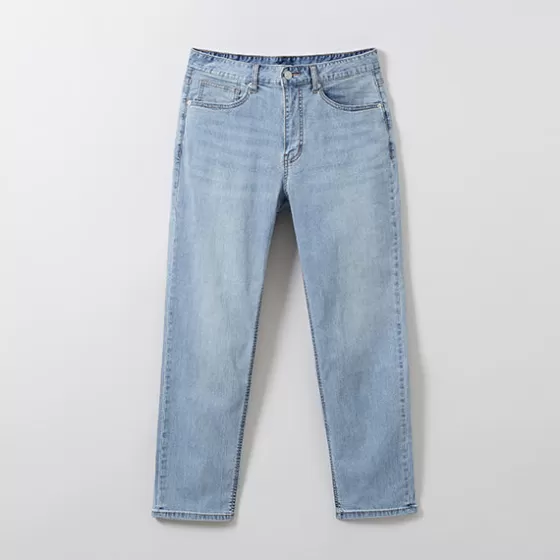 SPAO Pants | Denim Pants- Men Tapered Denim SPTJE25C21 Light Indigo