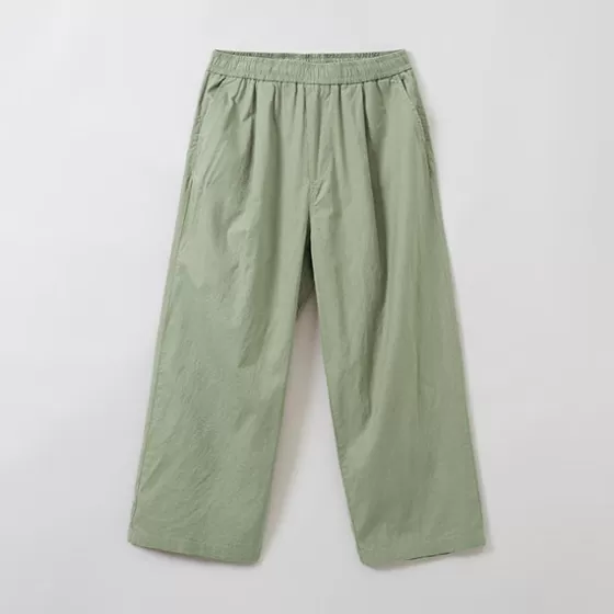 SPAO Pants- Men Wide Banding Pants SPTCE37C01 Khaki