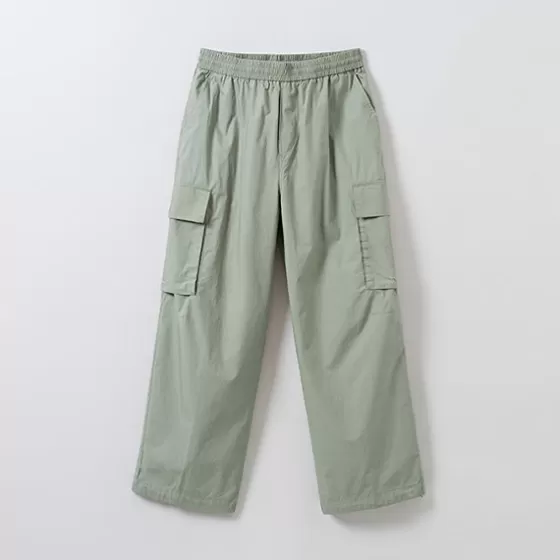 SPAO Pants- Men Wide Cargo Pants SPTCE37C02 Khaki