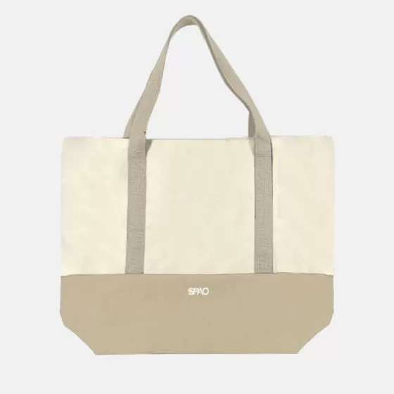 SPAO Accessories- Unisex Tote Bag SPLCE38A01 Beige