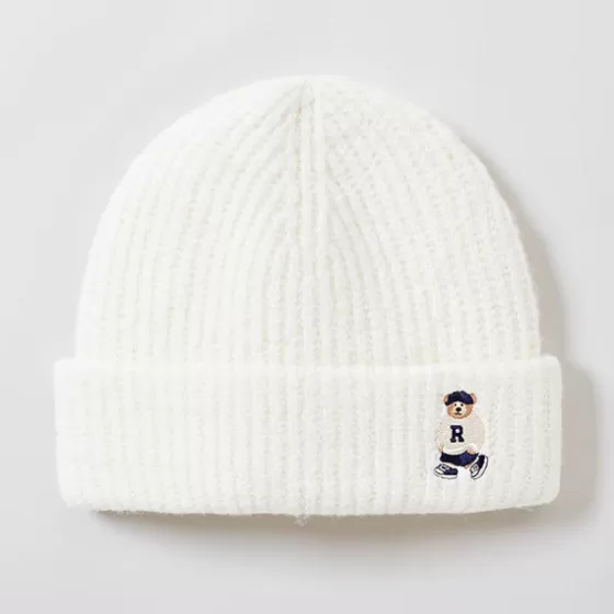 SPAO Accessories- Unisex Woodie Beanie SPACE4TA51 Cream