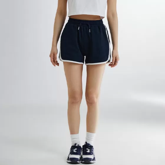 SPAO Shorts L Skirts- Women Binding Shorts SPMTE25G51 Navy