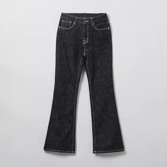 SPAO Pants | Denim Pants- Women Boot Cut Denim SPTJE25G61 Black