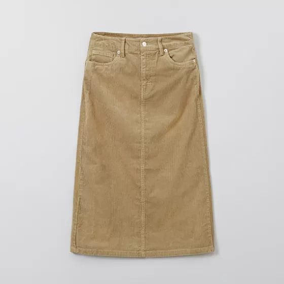 SPAO Shorts L Skirts- Women Corduroy Long Skirt SPWHD4TG02