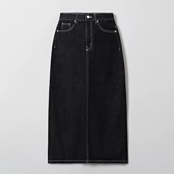 SPAO Shorts L Skirts- Women Denim Long Skirt SPWJE23G01