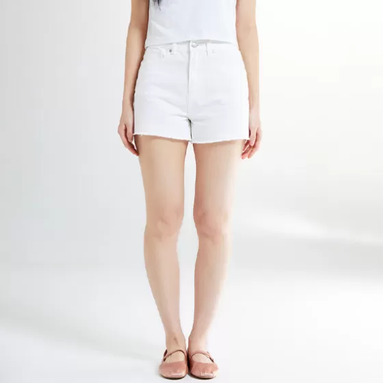 SPAO Shorts L Skirts- Women Denim Shorts SPTNE37G01 White