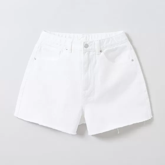 SPAO Shorts L Skirts- Women Denim Shorts SPTNE37G01 White