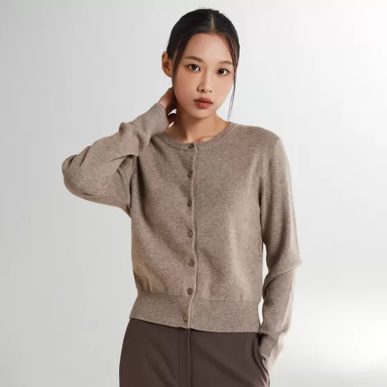 SPAO Cardigans L Sweaters- Women Long Sleeve Basic Cardigan SPCKD49U10