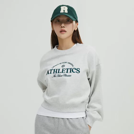 SPAO T-Shirt- Women Long Sleeve Crop Pullover SPMWD4TG01