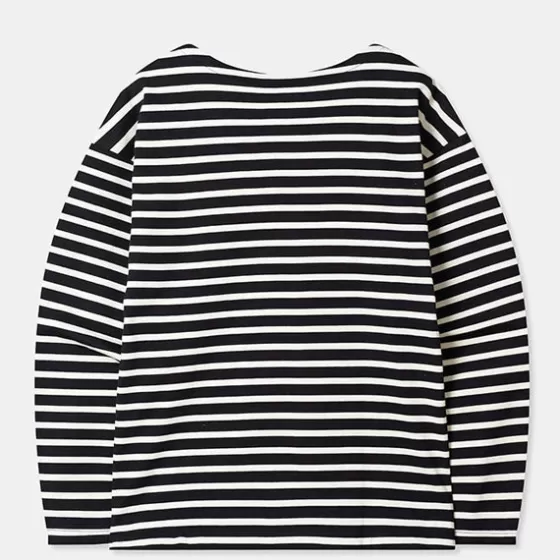 SPAO T-Shirt- Women Long Sleeve Stripe Tee SPLSD23U02