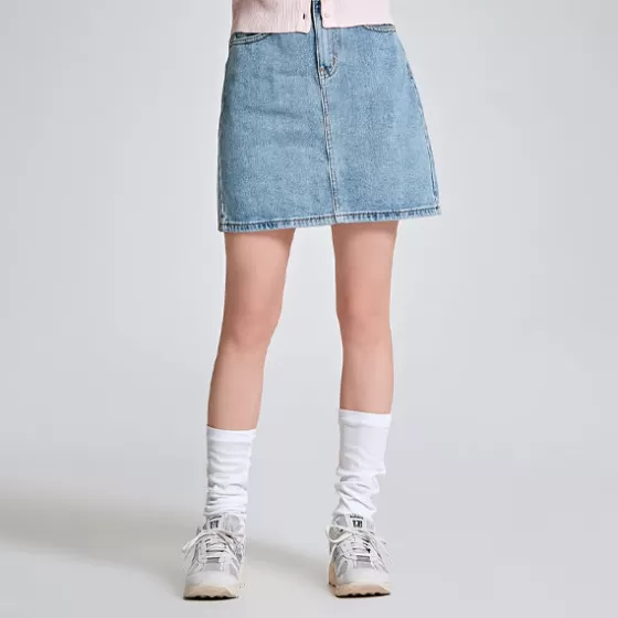 SPAO Shorts L Skirts- Women Short Denim Skirt SPWJC38G92