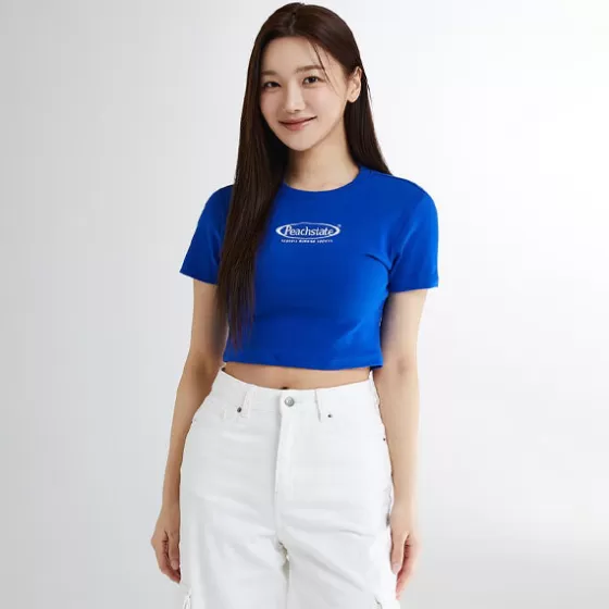 SPAO T-Shirt- WOMEN Short Sleeve Crop Tee SPRPE24G53