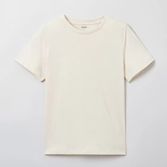 SPAO T-Shirt- Women Short Sleeve T-Shirt SPRWE24G15 Cream