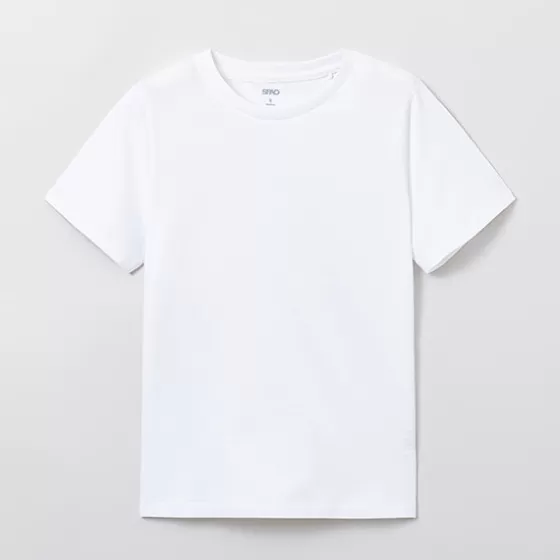 SPAO T-Shirt- Women Short Sleeve T-Shirt SPRWE24G15 White