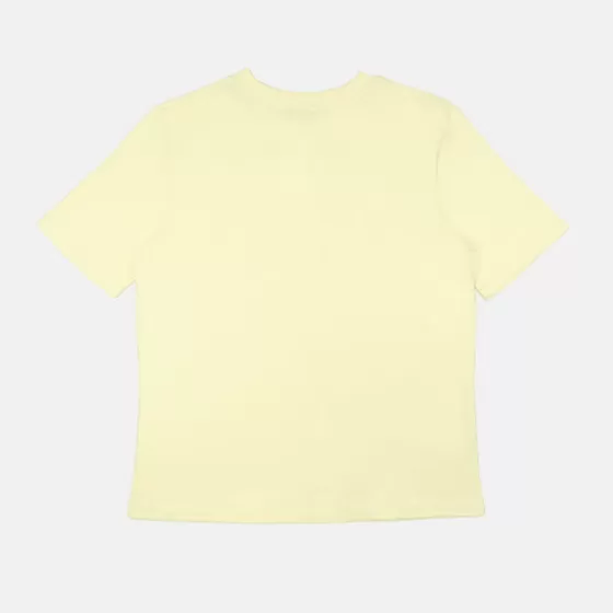 SPAO T-Shirt- Women Short Sleeve Woodie Tee SPLCE25G02 Ivory