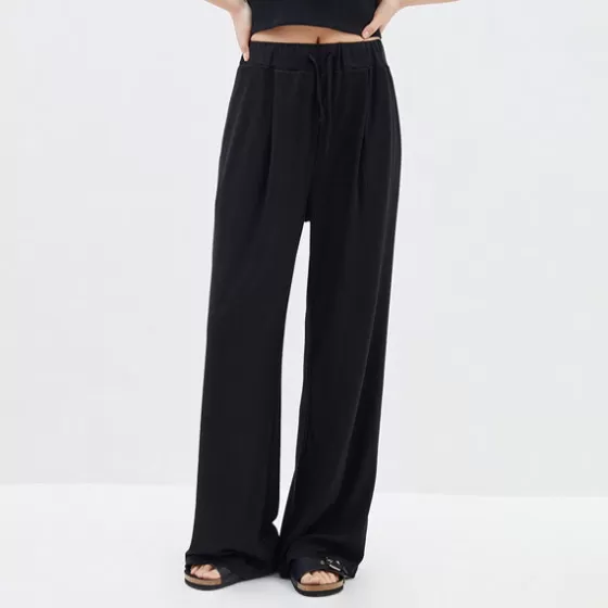 SPAO Pants- Women Wide Tuck Pants SPMTD24G05